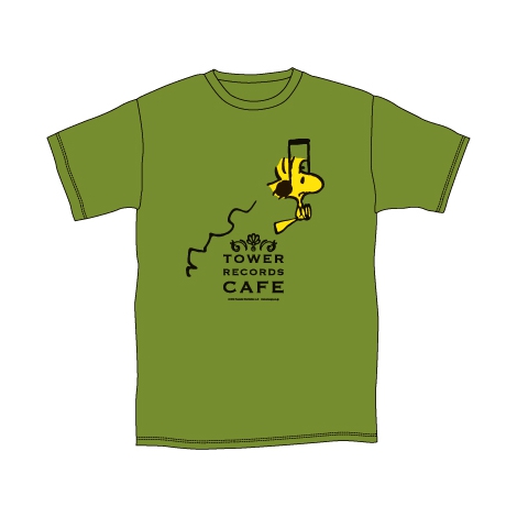 wXk[s[ ~ TOWER RECORDS CAFE T-shirt 2015iVeBO[jx(ŔiF3000~)@(C)2015 Peanuts Worldwide LLC www.snoopy.co.jp 