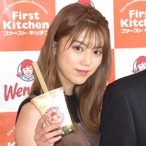 タピオカ愛を熱弁した“ちゃんえな”こと中野恵那=『ウェンディーズ・ファーストキッチン 原宿竹下通り店』のプレス内覧会 (C)ORICON NewS inc.