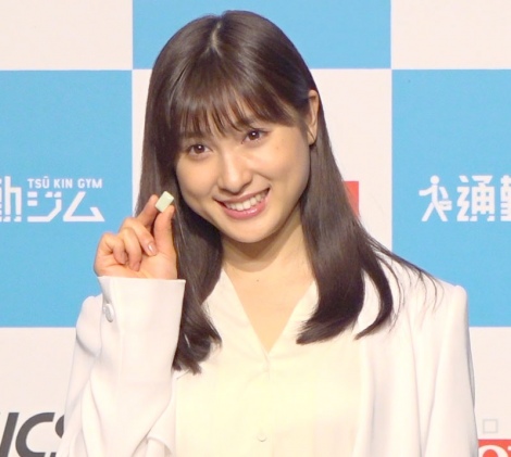 ロッテ・アシックスウォーキング『通勤ジム』プロジェクトのプレス発表会に出席した土屋太鳳 (C)ORICON NewS inc.