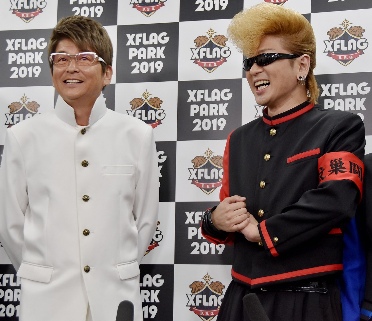 氣志團 綾小路翔 哀川翔と ダブル翔 コラボに喜び Onenightcarnival の振りは 100点満点 Oricon News 氣志團 綾小路翔 哀川翔と ダブル翔 コラボに喜び Onenightcarnival の振りは 100点満点 Oricon News