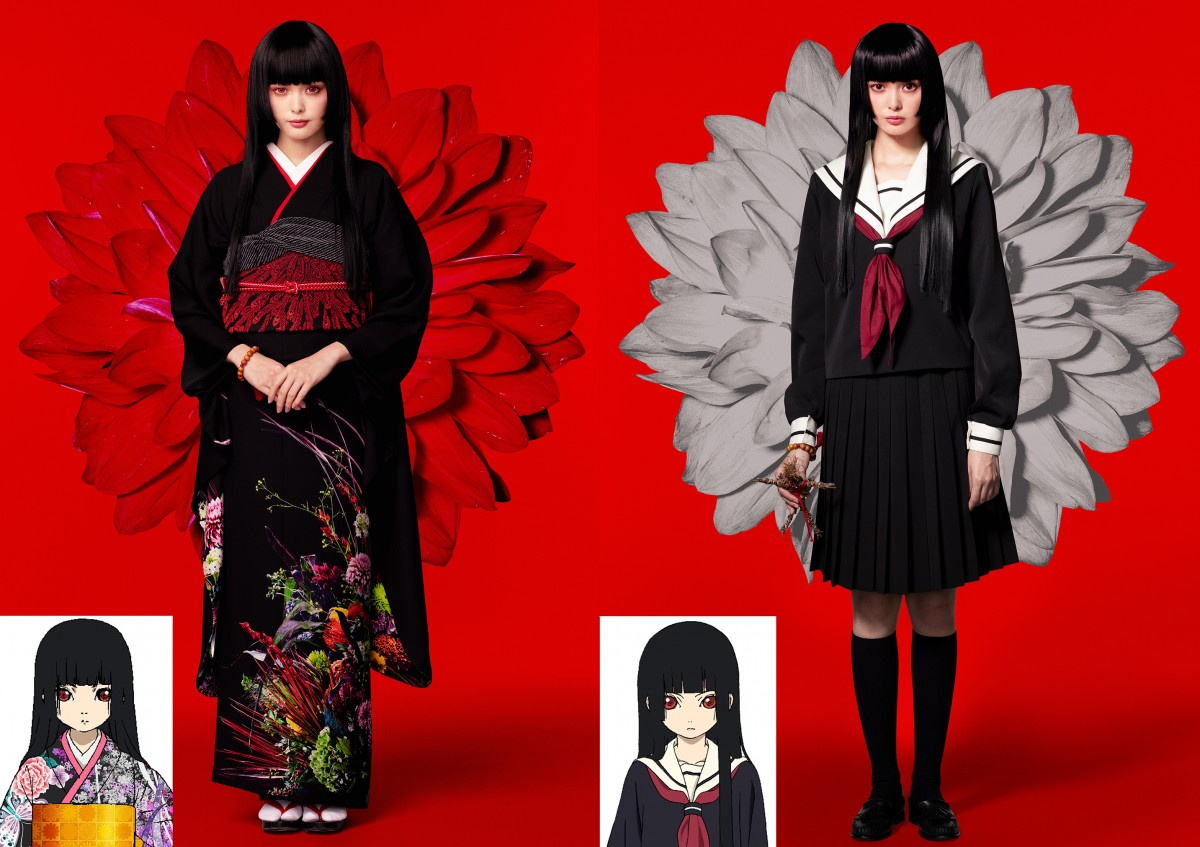 玉城ティナ 圧倒的ビジュアルで地獄少女 閻魔あいを表現 Oricon News 玉城ティナ 圧倒的ビジュアルで地獄少女 閻魔あいを表現 Oricon News