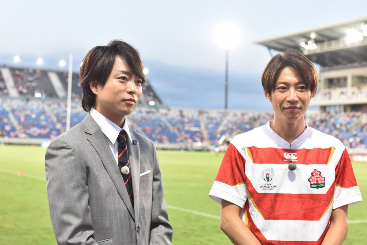 嵐 櫻井 相葉 局越え番組コラボ 日テレ ラグビーw杯 特番 Nhk グッと スポーツ Oricon News