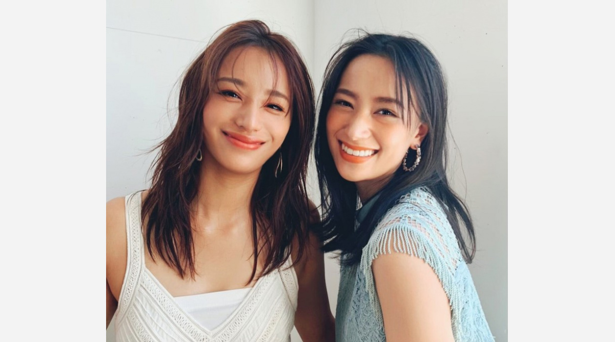 高橋メアリージュン 今が一番幸せ 32歳bd迎え妹 ユウと 姉妹ショット Oricon News