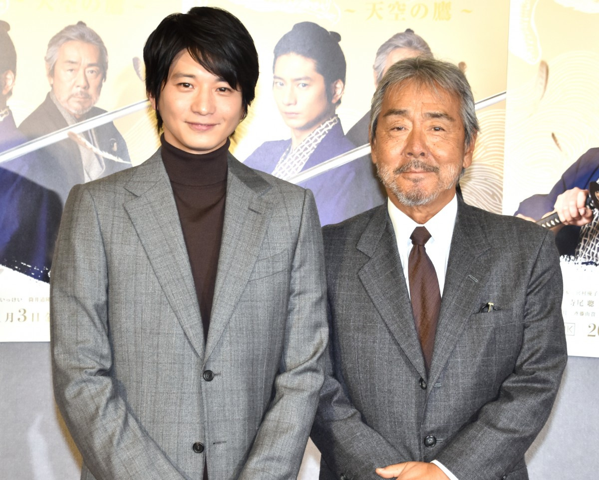 向井理 寺尾聰 時代劇の魅力語る 表現の自由度が高い Oricon News 向井理 寺尾聰 時代劇の魅力語る 表現の自由度が高い Oricon News