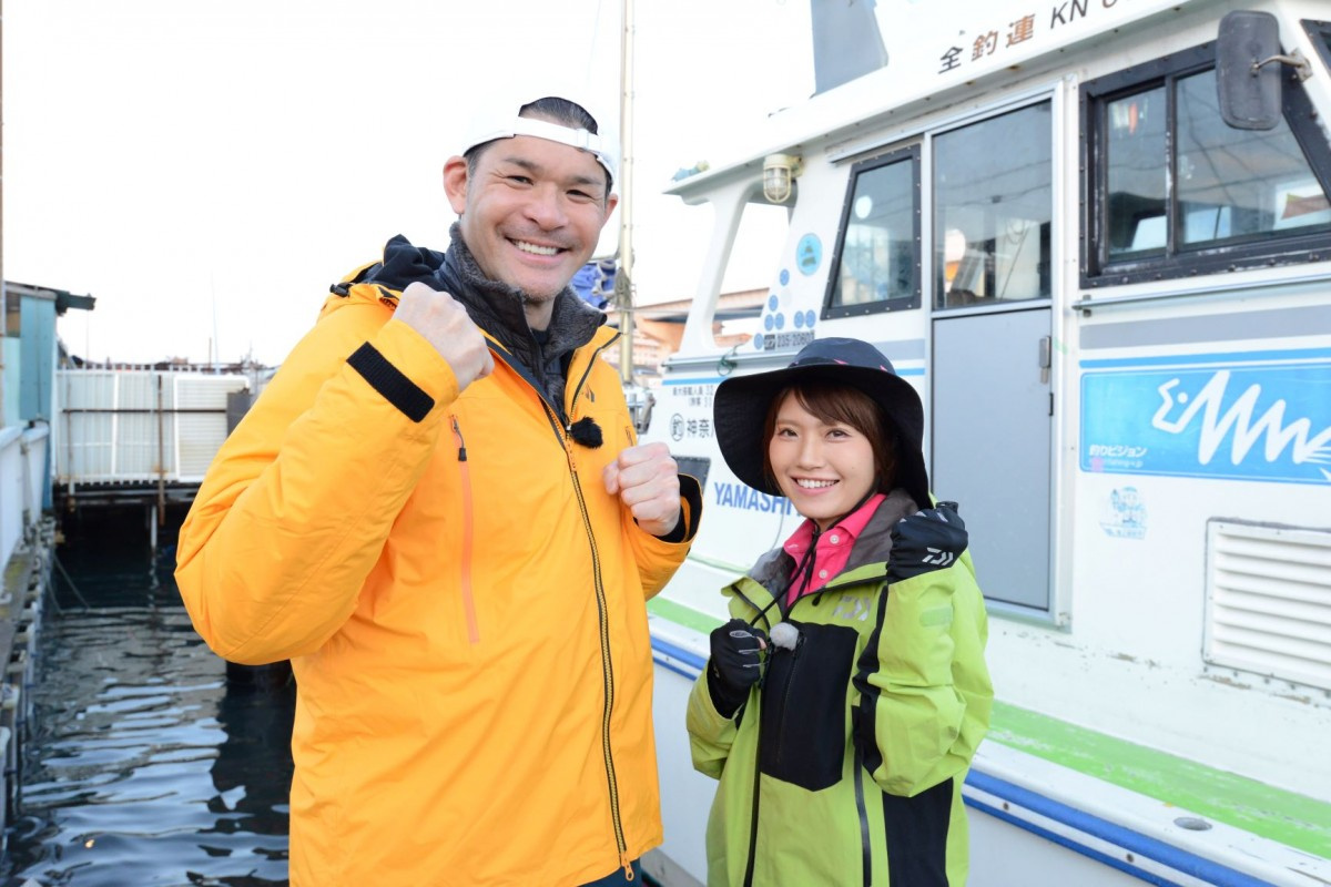 照英 釣りで おじさん 実感 集中力が 秋丸美帆とタチウオ釣り対決も弱音 Oricon News