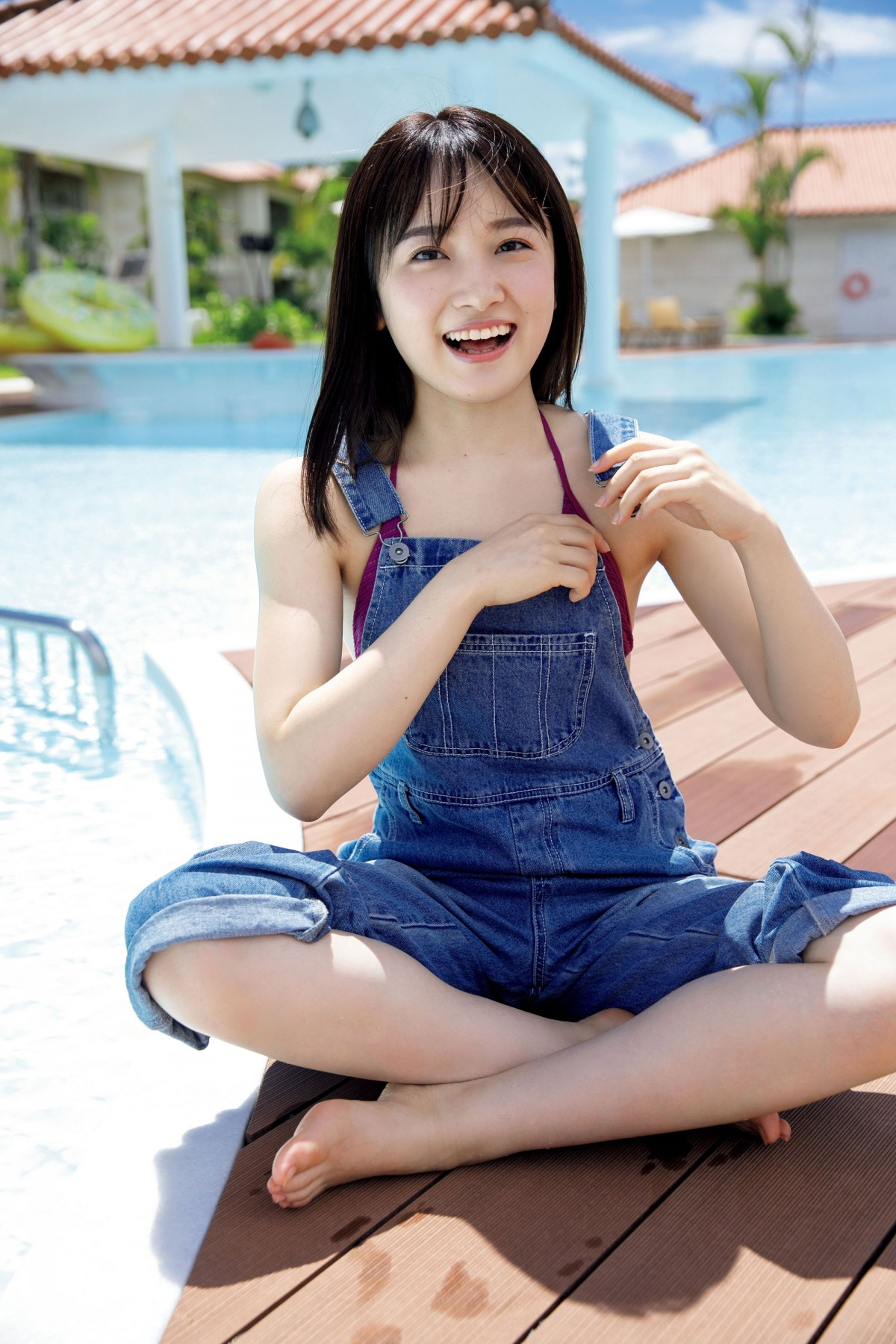 モー娘 森戸知沙希 写真集 9位 ハロプロ恒例 二十歳の黒水着 で白い美肌を大胆披露 Oricon News