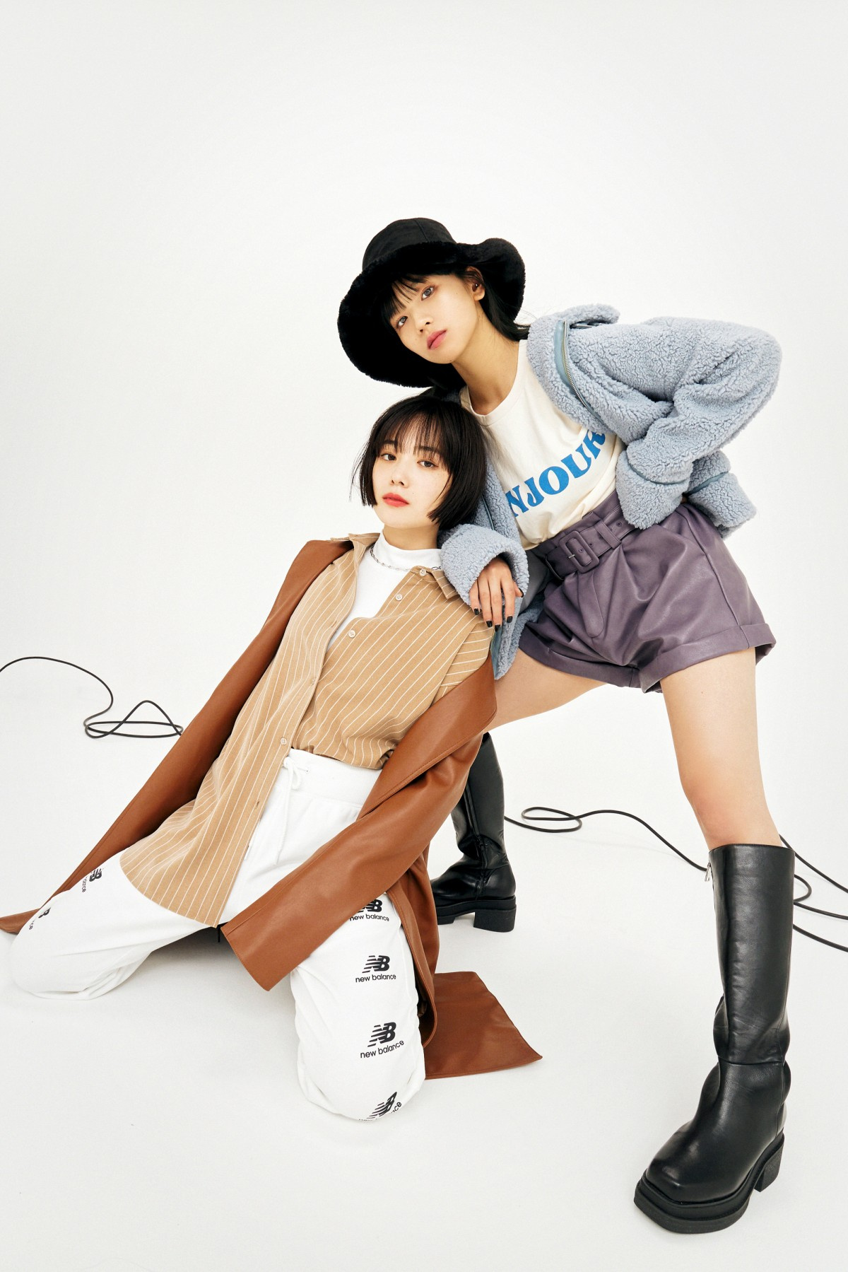 Faky 私服ベースの 黒髪ガール冬ファッション 提案 撮影中も息ピッタリ Oricon News Faky 私服ベースの 黒髪ガール冬ファッション 提案 撮影中も息ピッタリ Oricon News