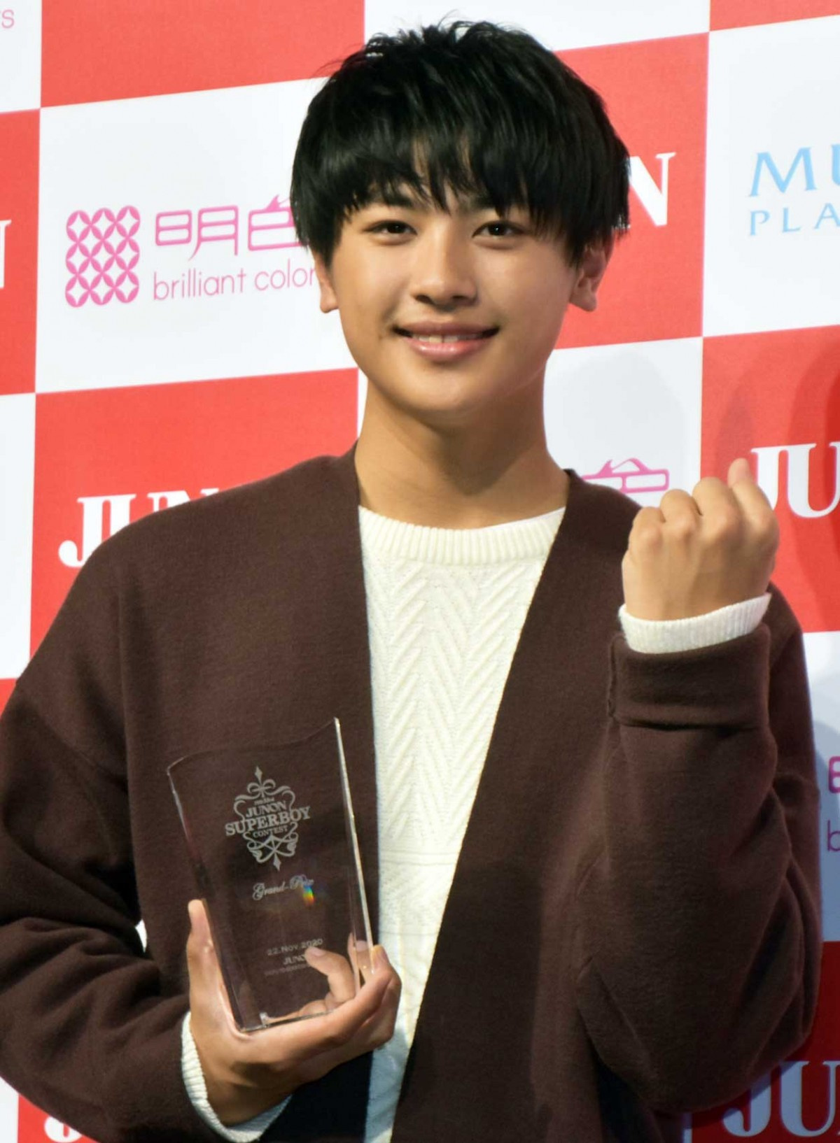 ジュノンスーパーボーイ グランプリ前川佑さん 14歳で早くも大物の風格 夢はミュージカル俳優 Oricon News