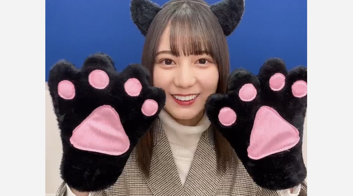 日向坂46 かわいすぎる猫 に変身 小坂菜緒の猫パンチに 反則級にカワイイ Koされた Oricon News