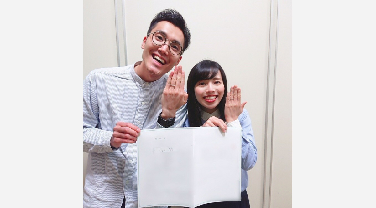 ハナコ 菊田竜大 女性コンビ ハルカラの和泉杏と結婚 岡部と秋山のおかげです Oricon News ハナコ 菊田竜大 女性コンビ ハルカラの和泉杏と結婚 岡部と秋山のおかげです Oricon News
