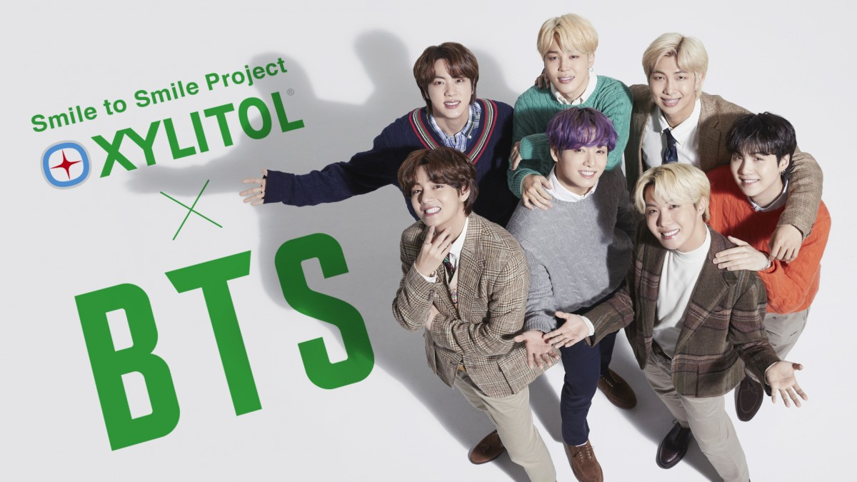 Bts 笑顔になれる世界を キシリトールと新プロジェクトでtvcm プレゼント企画 Oricon News Bts 笑顔になれる世界を キシリトールと新プロジェクトでtvcm プレゼント企画 Oricon News
