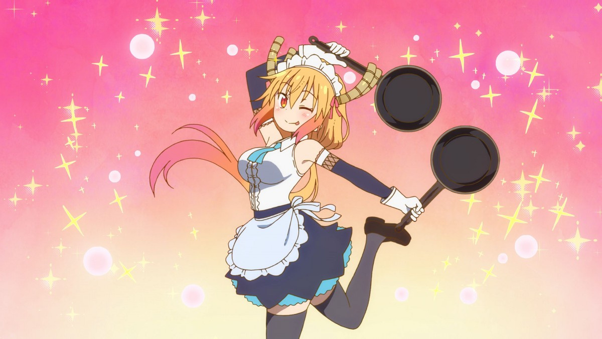 小林さんちのメイドラゴンs トール メイド喫茶に殴り込みも なんか働くことになりました 第1話 Oricon News 小林さんちのメイドラゴンs トール メイド喫茶に殴り込みも なんか働くことになりました 第1話 Oricon News