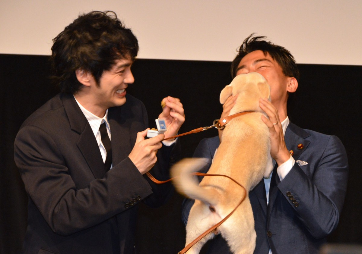 小泉進次郎環境大臣 保護犬から熱烈キス 会えてうれしい Oricon News 小泉進次郎環境大臣 保護犬から熱烈キス 会えてうれしい Oricon News