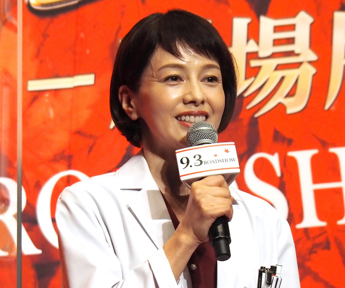 沢口靖子 ファンへの思いを吐露 科捜研の女 劇場版 完成報告 自信作です Oricon News