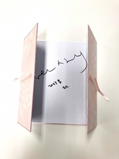 チョン・ソニサイン入り色紙