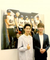 （左から）EXOのスホ、SHINeeのオンユ