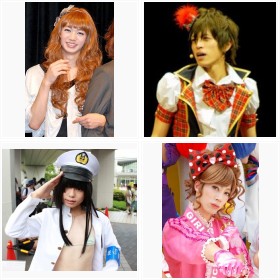 テレビやイベントに登場した“女装男子”