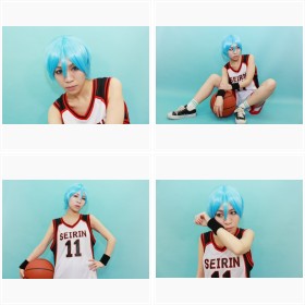 ”黒子テツヤ”風コスプレ『コスプレイヤーズメイク』(コスプレイヤー しらたか嬢さん)