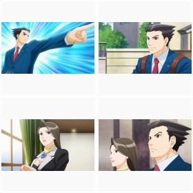 テレビアニメ『逆転裁判』の場面カット&キャラクター画像