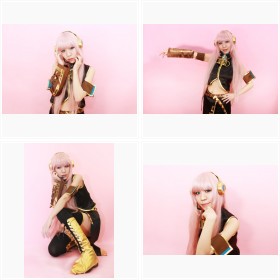 ”巡音ルカ”風コスプレ『コスプレイヤーズメイク』(コスプレイヤー しらたか嬢さん)