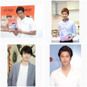 テレビで料理の腕を振るうイケメン料理男子たち