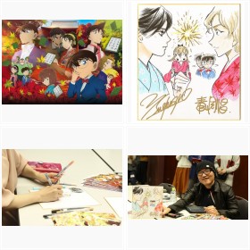『名探偵コナン』と『ちはやふる』コラボイラスト、青山剛昌×末次由紀が対談