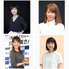 第15回 好きな女性アナウンサーランキング