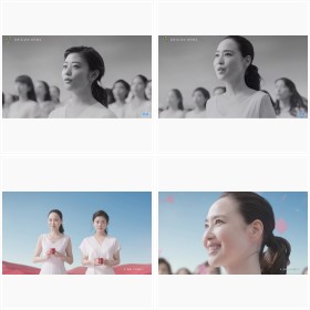 【CMフォトギャラリー】松田聖子と高畑充希が「2ショット歌唱シーン」を披露!