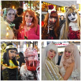 渋谷ハロウィンに集まったコスプレイヤー