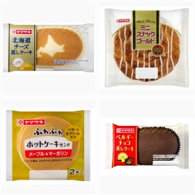 山崎製パン『北海道チーズ蒸しケーキ』ほかロングセラー商品勢ぞろい