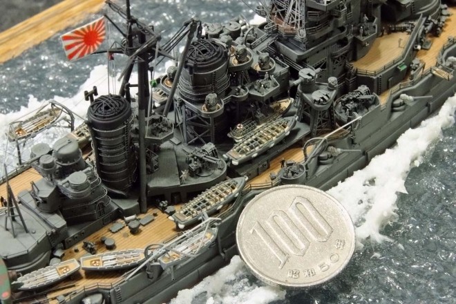 ��i�F1/700��́u�����v�̍ו��^����F�n�Ӑ^�Y���^�u���O�iHIGH-GEARed�̖͌^�Ǝ�̓���j