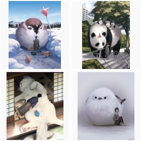 巨大生物イラストのフォトギャラリー