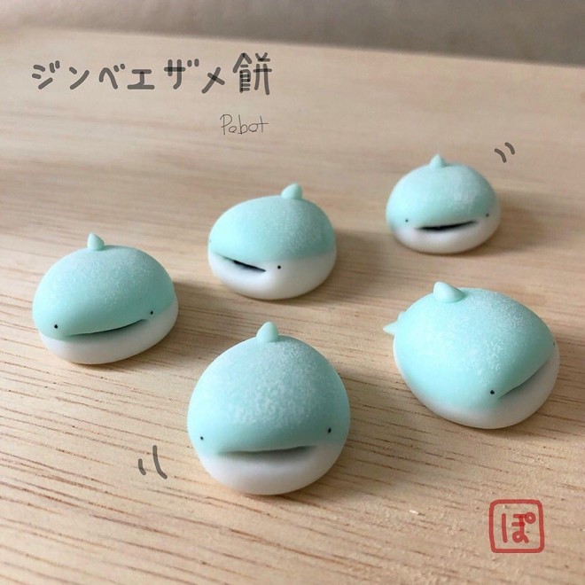 サメ 餅 粘土作品がsnsで高評価 組み合わせの妙で かわいい を増幅 Oricon News