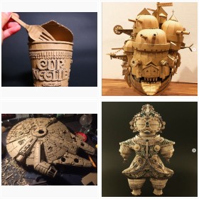 �y�_���{�[���A�[�g�z�W�u���Ƀ��{�b�g�A���َq�A��ԁc���⁕���������i�W