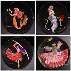 刺身盛りを芸術に昇華した「お刺身アート」名品ギャラリー