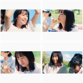 ロッテ『爽』新CM・エアバンドを披露する広瀬すず