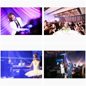 YOSHIKI�̉ߋ��̃v���~�A���f�B�i�[�V���[�̗l�q