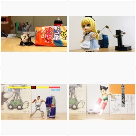 【コマ撮り】アニメーター 篠原さんの作品フォトギャラリー