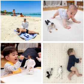 2�l�̎q���������b���鏬�����t�B�M���A�̂�������y�t�H�g�M�������[�z