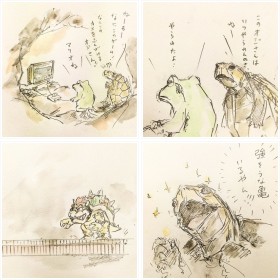 じゅえき太郎作『ゆるふわ昆虫図鑑』名作集