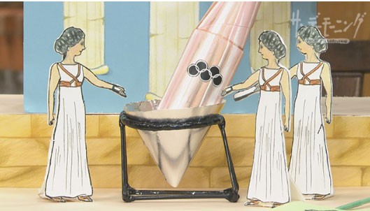 『サンデーモーニング』（TBS系）「聖火リレーの歴史は？」（2019年12月22日）より