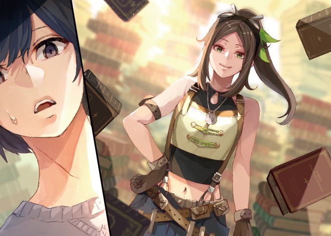 �H���A�L�����C���X�g��`���A�󕚋�l���w�����̉ԉ� seasons beside a witch�x�iLINE�m�x���j