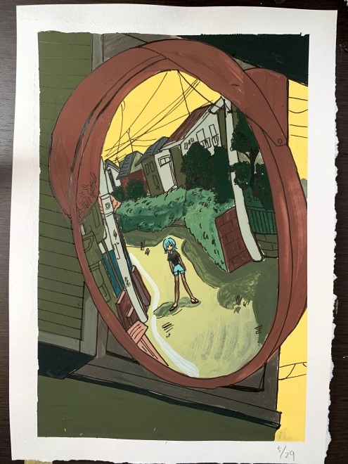 画像・写真 | 100日間毎日描き続けたカーブミラーのイラストフォト