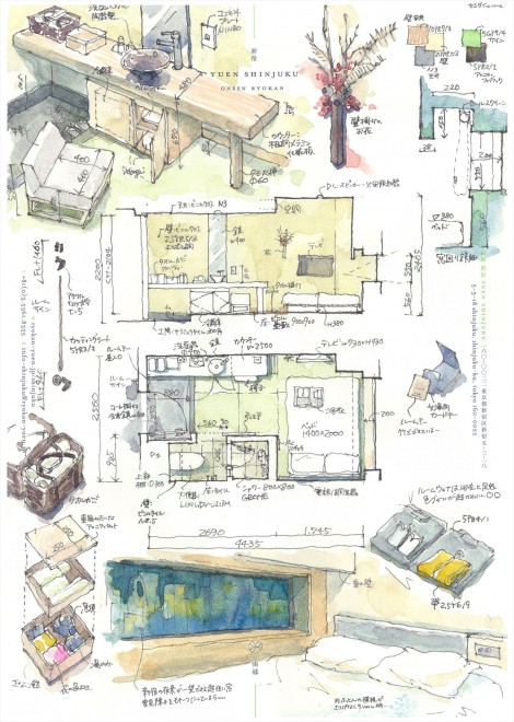 職業病 ホテルや家電 ケーキまで設計図に起こしてしまう一級建築士の 間取り愛 寸法で物の差異がよくわかる Oricon News