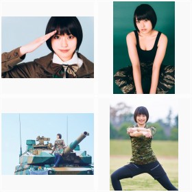 元自衛官タレント・かざりフォトギャラリー