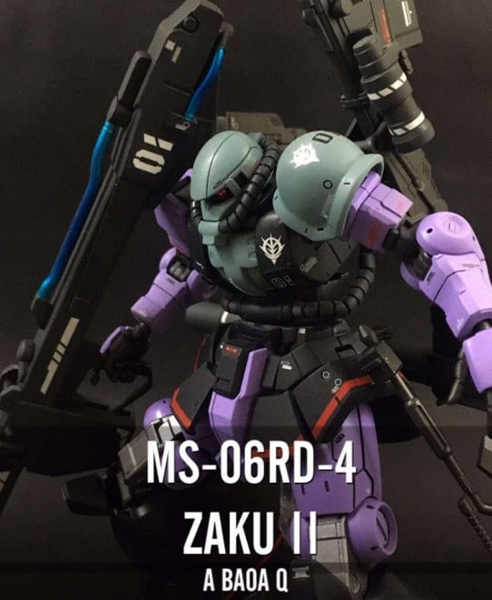 『MS-06RD-4 ZAKU II-A BAOA Q-』 制作・画像提供／dach氏　（C）創通・サンライズ