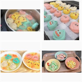 ねんどみたいなカラフルでかわいい水餃子 みそはるさん作品集