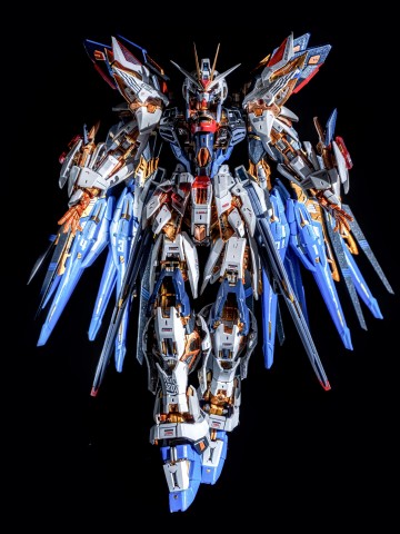 MGEXフリーダムガンダムとRG ジオング、サザビー、ハイニューガンダム MGEXフリーダムガンダムとRG ジオング、サザビー、ハイニュー