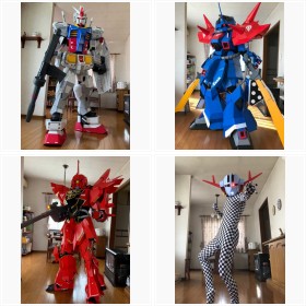 『等身大ガンダム』ほか くろぼうし氏コスプレコレクション
