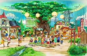 �u�W�u���̑�q�Ɂv�f��w�ƂȂ�̃g�g���x�̐��E�ŗV�ׂ镔���iC�jStudio Ghibli 